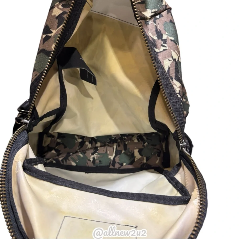 Marc Jacobs Green and Brown Camouflage Backpack